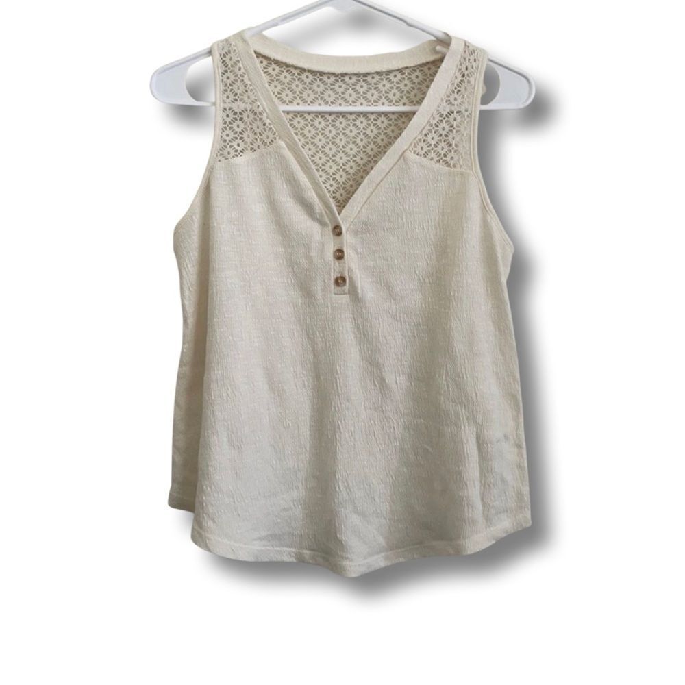 Cream-colored tank top